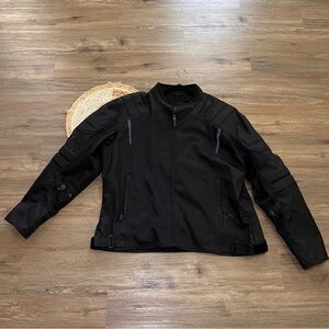 BILT Mens Black Mesh Motorcycle Jacket